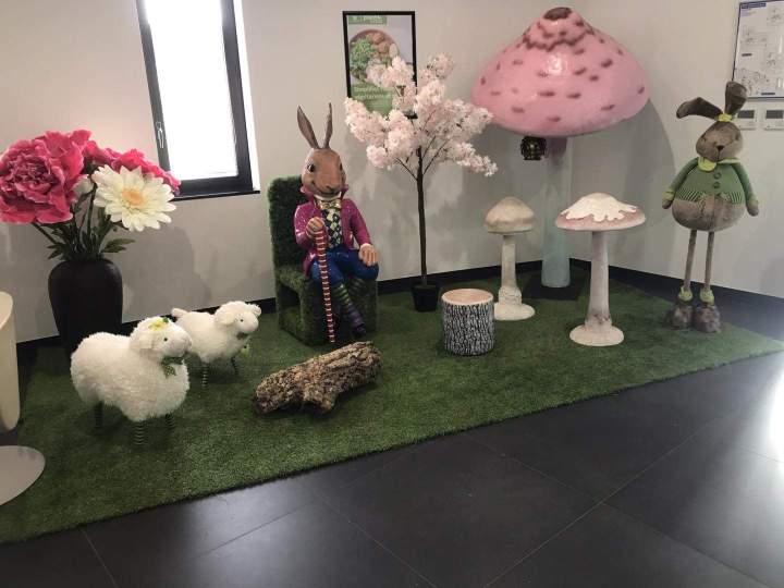 Décors lapins de Pâques Paris