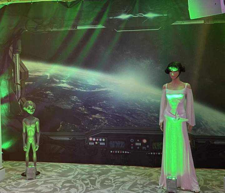 bâche espace vue de la terre ids