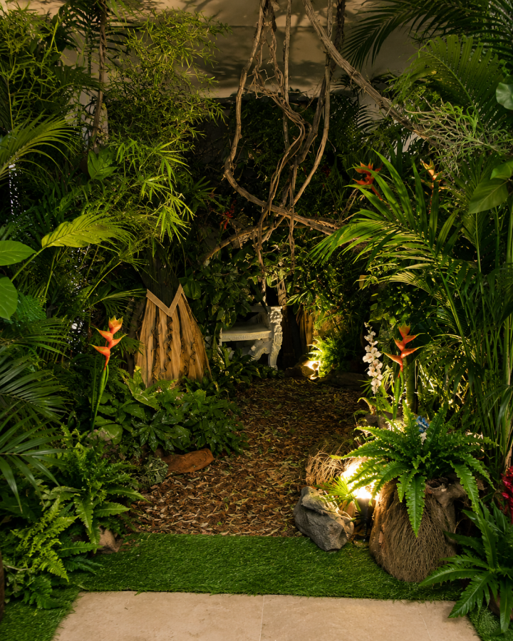 decoration jungle immersive evenementielle